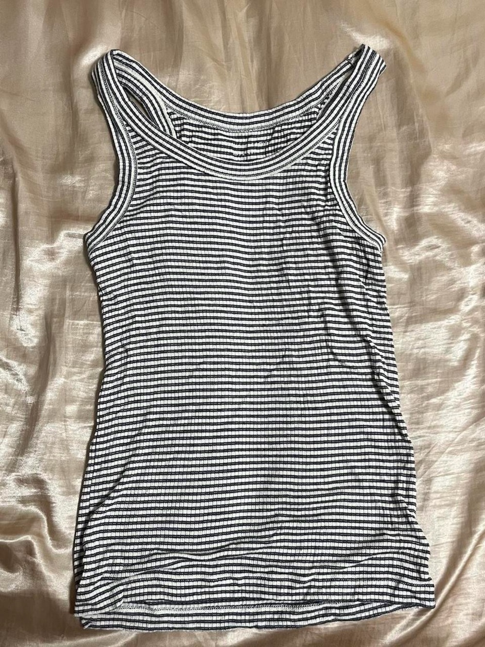 ੈ✩‧₊˚ striped american eagle tank top